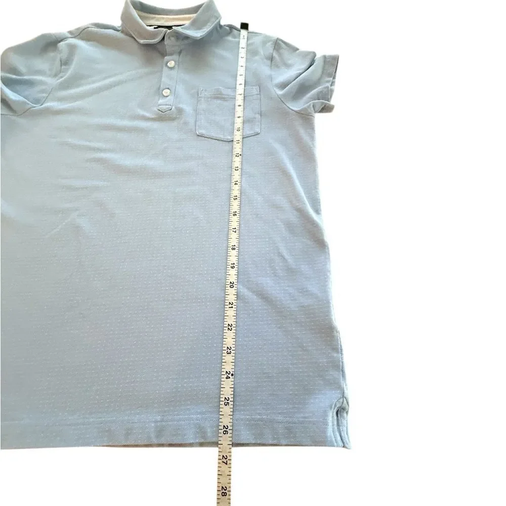 Banana Republic Men's Blue Short Sleeve Polo Shirt